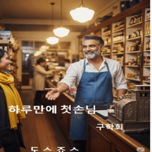 하루 만에 첫 손님